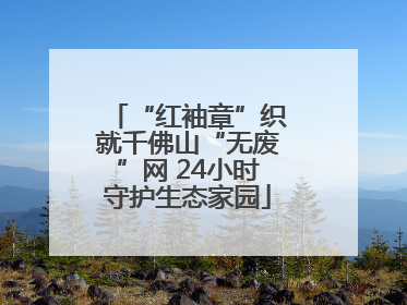 “红袖章”织就千佛山“无废”网 24小时守护生态家园