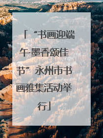 “书画迎端午·墨香颂佳节”永州市书画雅集活动举行