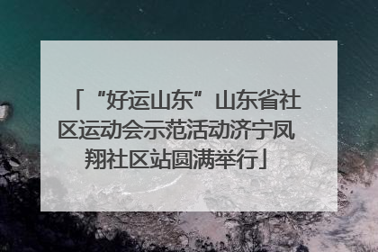 “好运山东”山东省社区运动会示范活动济宁凤翔社区站圆满举行