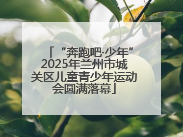 “奔跑吧·少年”2025年兰州市城关区儿童青少年运动会圆满落幕