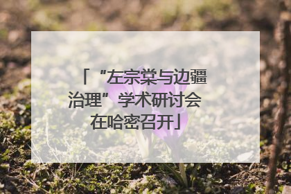 “左宗棠与边疆治理”学术研讨会在哈密召开
