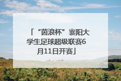 “茵浪杯”襄阳大学生足球超级联赛6月11日开赛