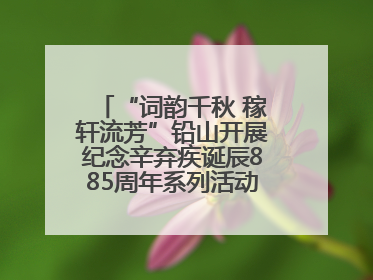 “词韵千秋 稼轩流芳”铅山开展纪念辛弃疾诞辰885周年系列活动（图）