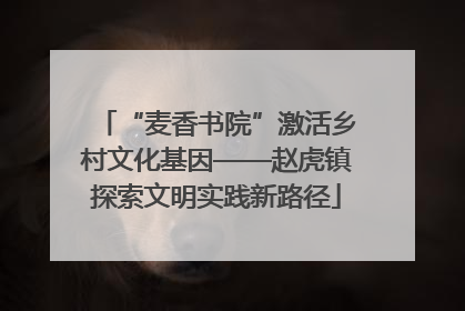 “麦香书院”激活乡村文化基因——赵虎镇探索文明实践新路径