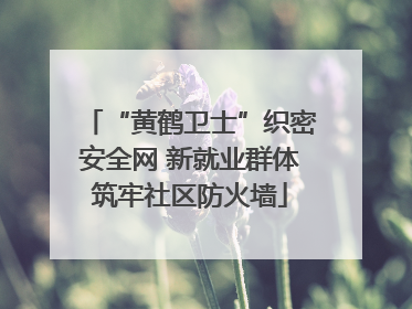 “黄鹤卫士”织密安全网 新就业群体筑牢社区防火墙