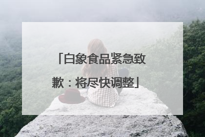 白象食品紧急致歉：将尽快调整