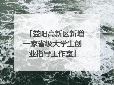 益阳高新区新增一家省级大学生创业指导工作室