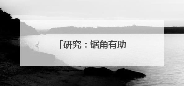 研究：锯角有助减少犀牛盗猎