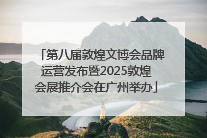 第八届敦煌文博会品牌运营发布暨2025敦煌会展推介会在广州举办