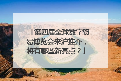 第四届全球数字贸易博览会来沪推介，将有哪些新亮点？
