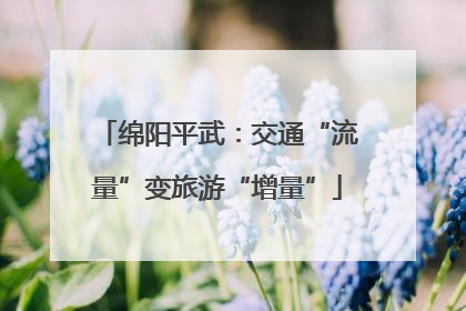 绵阳平武：交通“流量”变旅游“增量”