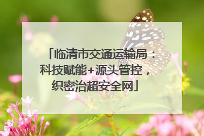 临清市交通运输局：科技赋能+源头管控，织密治超安全网