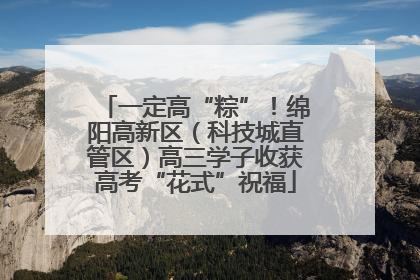 一定高“粽”！绵阳高新区（科技城直管区）高三学子收获高考“花式”祝福