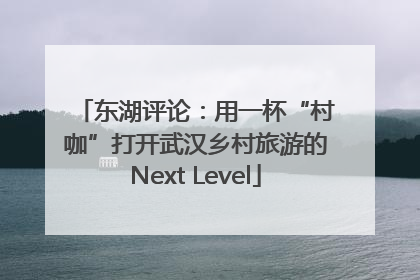东湖评论：用一杯“村咖”打开武汉乡村旅游的Next Level