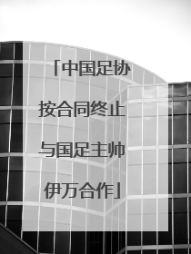 中国足协按合同终止与国足主帅伊万合作