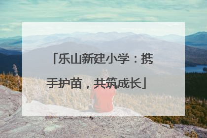 乐山新建小学：携手护苗，共筑成长
