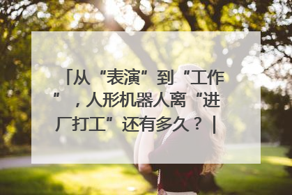 从“表演”到“工作”，人形机器人离“进厂打工”还有多久？｜机器人商业新纪元