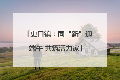 史口镇：同“新”迎端午 共筑活力家