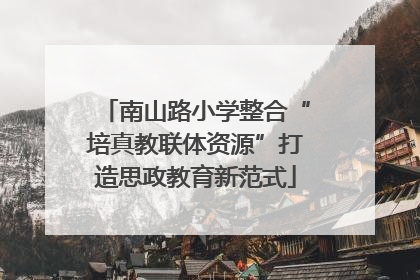 南山路小学整合“培真教联体资源”打造思政教育新范式