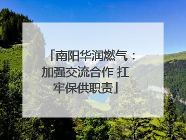 南阳华润燃气：加强交流合作 扛牢保供职责