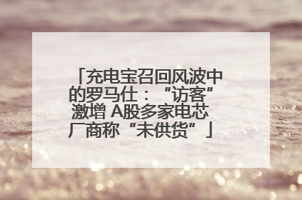 充电宝召回风波中的罗马仕：“访客”激增 A股多家电芯厂商称“未供货”