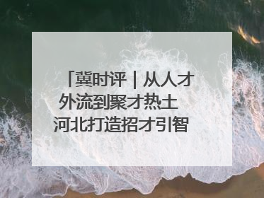 冀时评｜从人才外流到聚才热土 河北打造招才引智“强磁场”