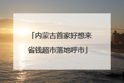 内蒙古首家好想来省钱超市落地呼市