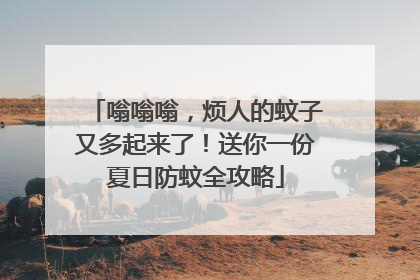 嗡嗡嗡，烦人的蚊子又多起来了！送你一份夏日防蚊全攻略