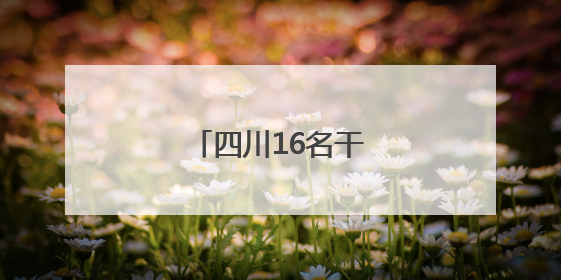 四川16名干部职务拟调整