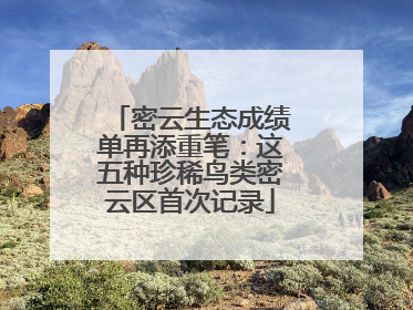 密云生态成绩单再添重笔：这五种珍稀鸟类密云区首次记录