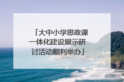 大中小学思政课一体化建设展示研讨活动顺利举办