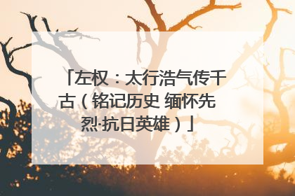 左权：太行浩气传千古（铭记历史 缅怀先烈·抗日英雄）