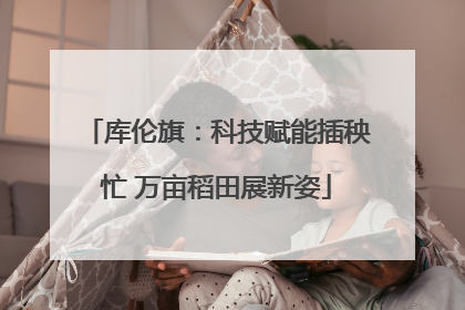 库伦旗：科技赋能插秧忙 万亩稻田展新姿