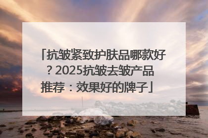 抗皱紧致护肤品哪款好？2025抗皱去皱产品推荐：效果好的牌子