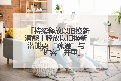 持续释放以旧换新潜能丨释放以旧换新潜能要 “疏通”与“扩容”并重