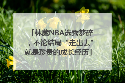 林葳NBA选秀梦碎，不论结局“走出去”就是珍贵的成长经历