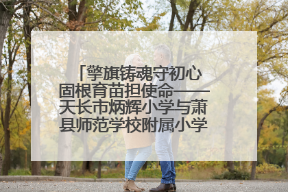 擎旗铸魂守初心 固根育苗担使命——天长市炳辉小学与萧县师范学校附属小学结对共建活动纪实