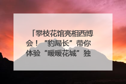 攀枝花馆亮相西博会！“豹局长”带你体验“暖暖花城”独特魅力｜西博视界