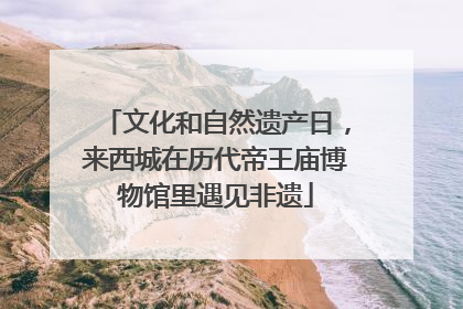 文化和自然遗产日，来西城在历代帝王庙博物馆里遇见非遗