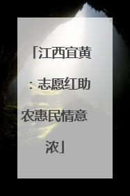 江西宜黄：志愿红助农惠民情意浓
