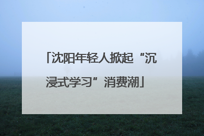 沈阳年轻人掀起“沉浸式学习”消费潮