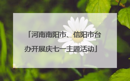 河南南阳市、信阳市台办开展庆七一主题活动