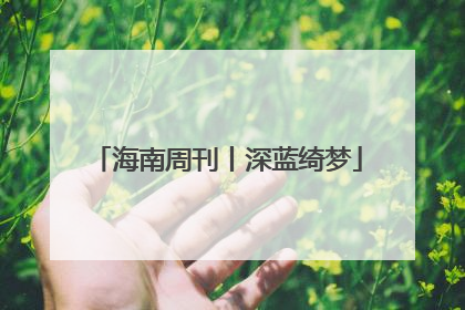 海南周刊丨深蓝绮梦