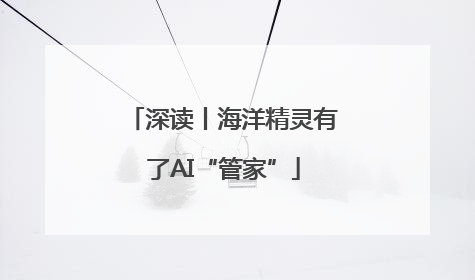 深读丨海洋精灵有了AI“管家”