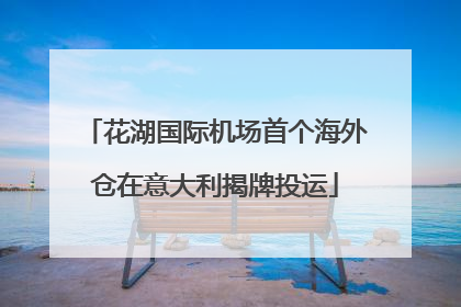 花湖国际机场首个海外仓在意大利揭牌投运