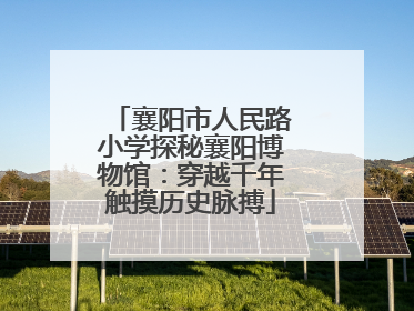 襄阳市人民路小学探秘襄阳博物馆：穿越千年触摸历史脉搏