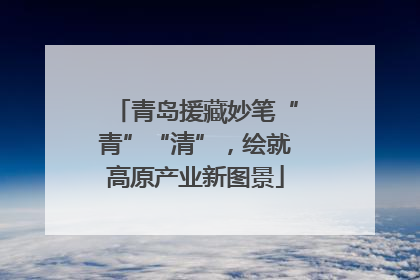 青岛援藏妙笔“青”“清”，绘就高原产业新图景