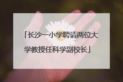 长沙一小学聘请两位大学教授任科学副校长