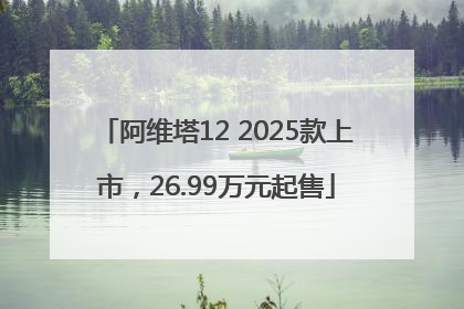 阿维塔12 2025款上市，26.99万元起售