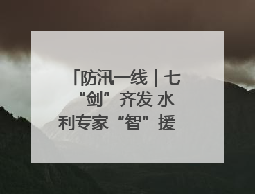 防汛一线｜七“剑”齐发 水利专家“智”援湘西北抗洪流